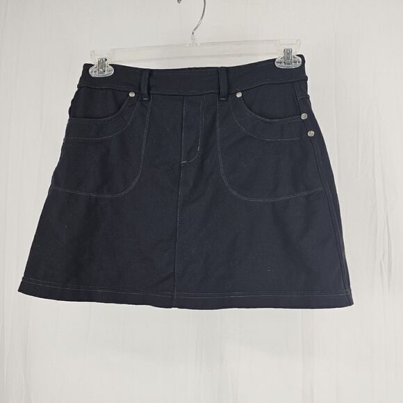 Athleta Black Bettona Active Skirt With Shorts Womens Size S - Picture 2 of 7